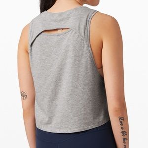 lululemon - cut back cropped tank